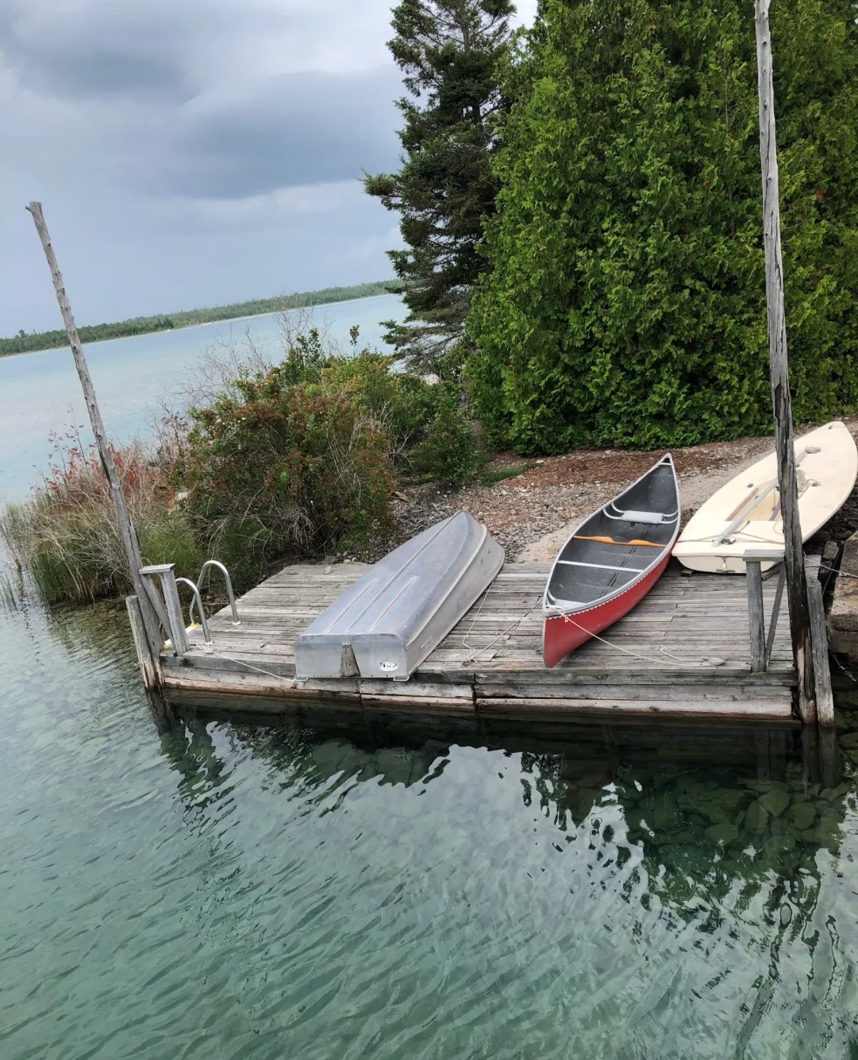 The dock